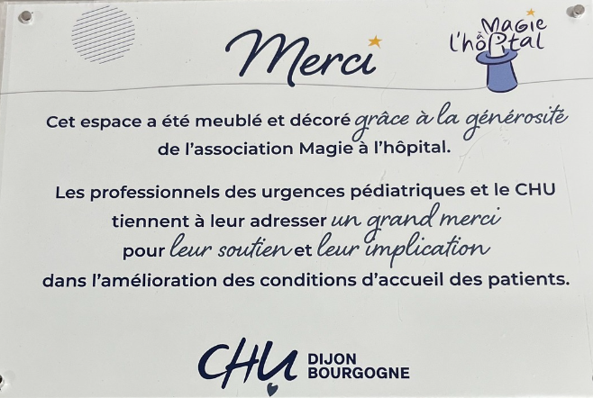 Inauguration service pédiatrique CHU Dijon Bourgogne
