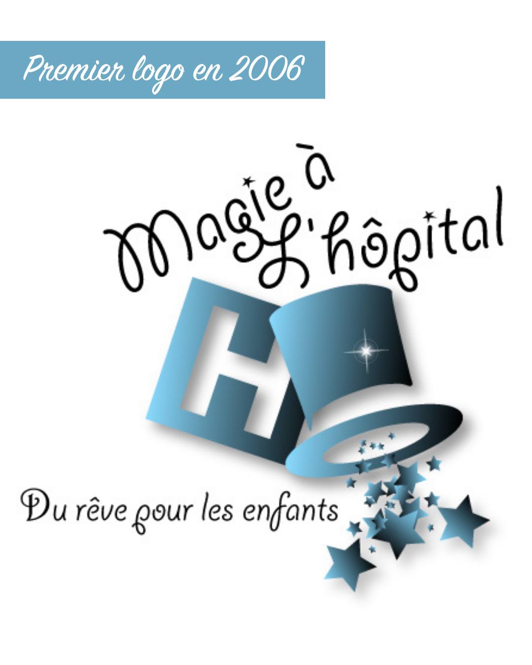 Evolution logo 20 ans Magie à l'hôpital