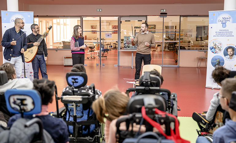 Partenariat Concerts d'Automne x Magie à l'hôpital