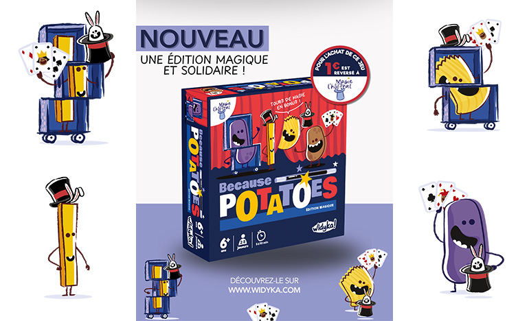 Lancement du Because Potatoes spécial Magie