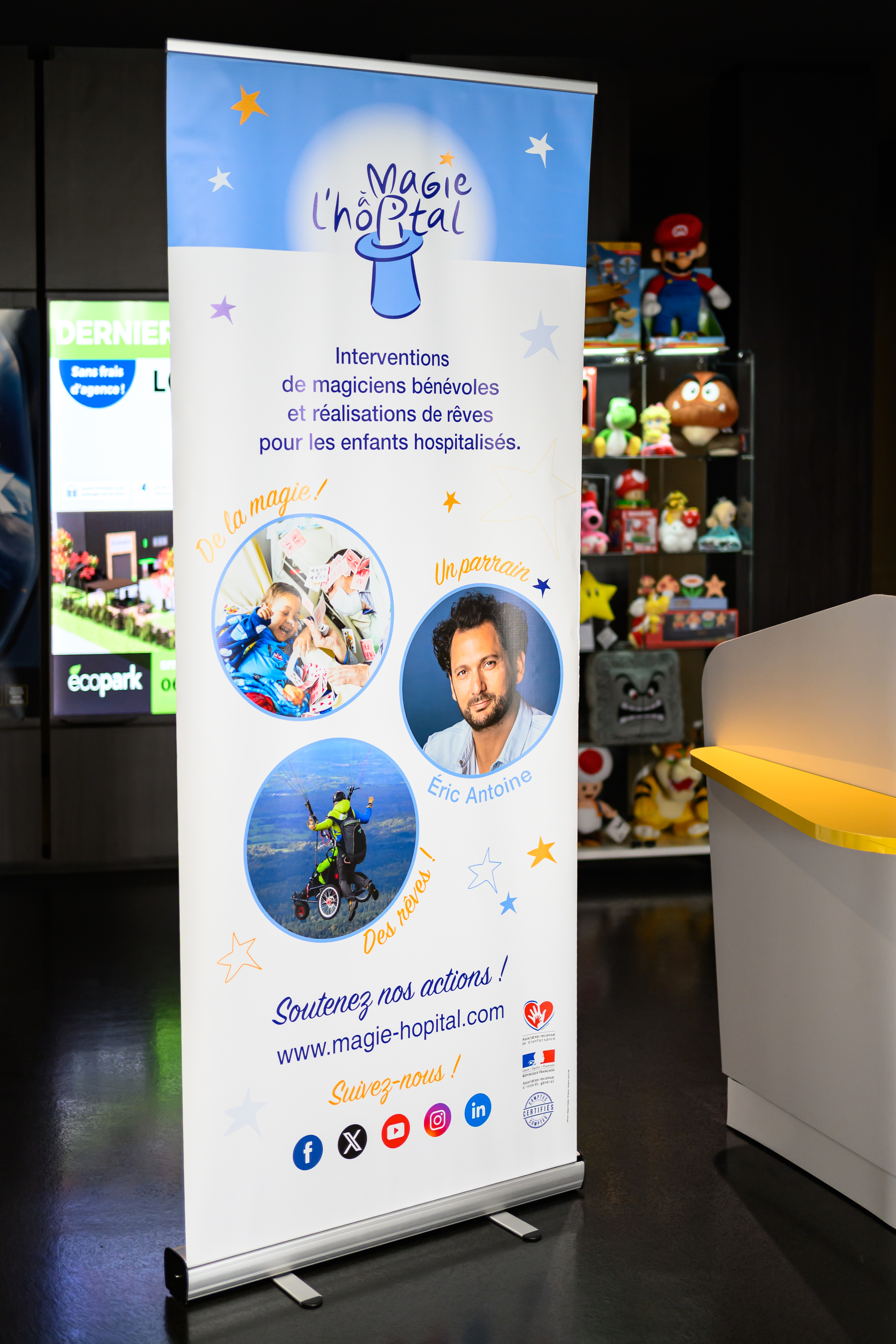 Soirée mécènes Tours Magie à l'hôpital