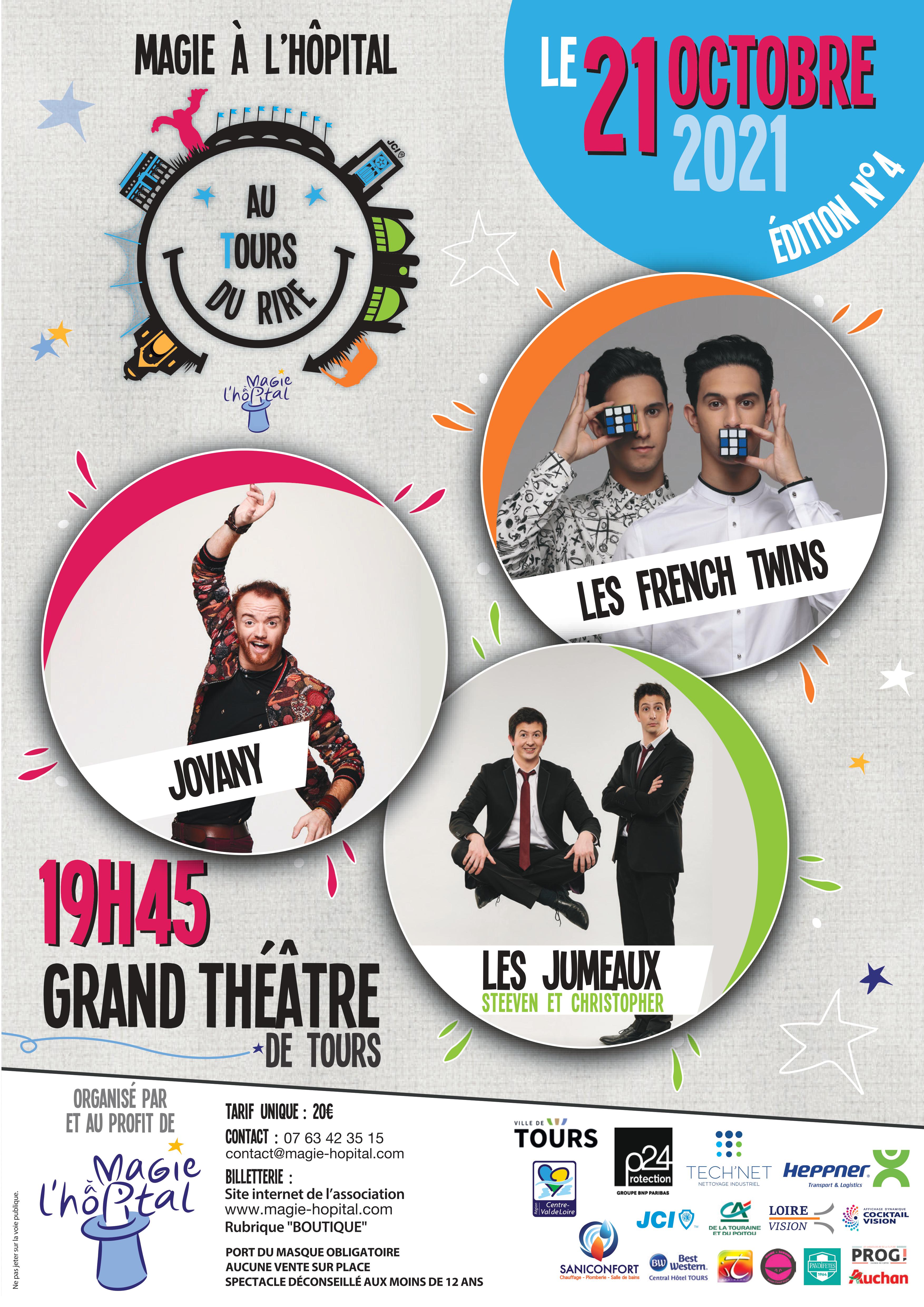 Festival Au Tours Du Rire Magie à l'hôpital