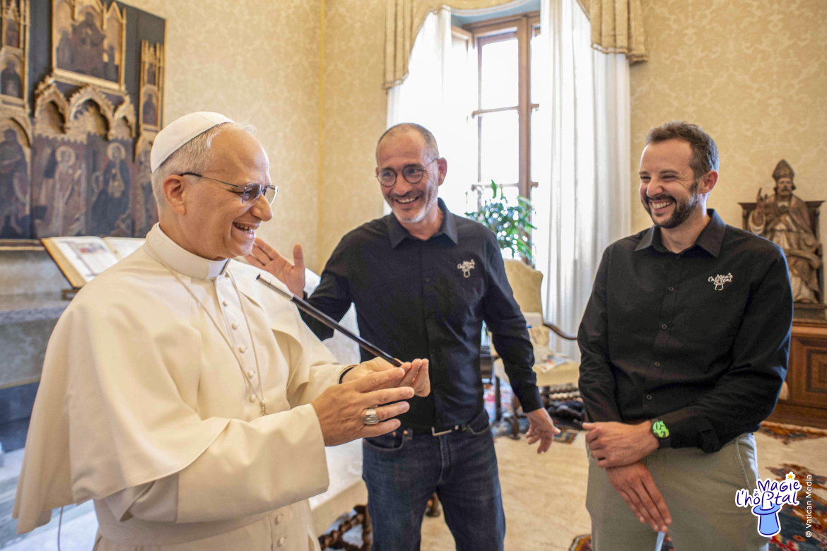 Mathis rencontre le Pape Léon XIV