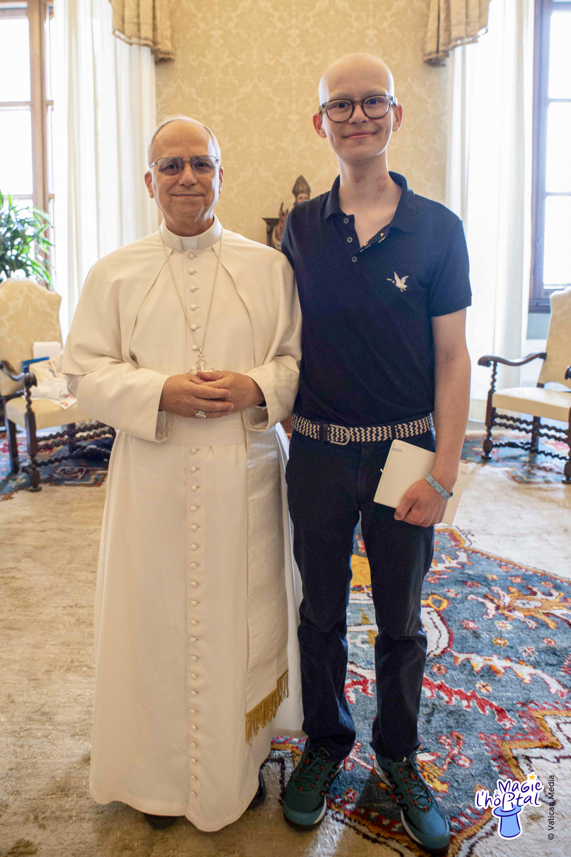 Mathis rencontre le Pape Léon XIV