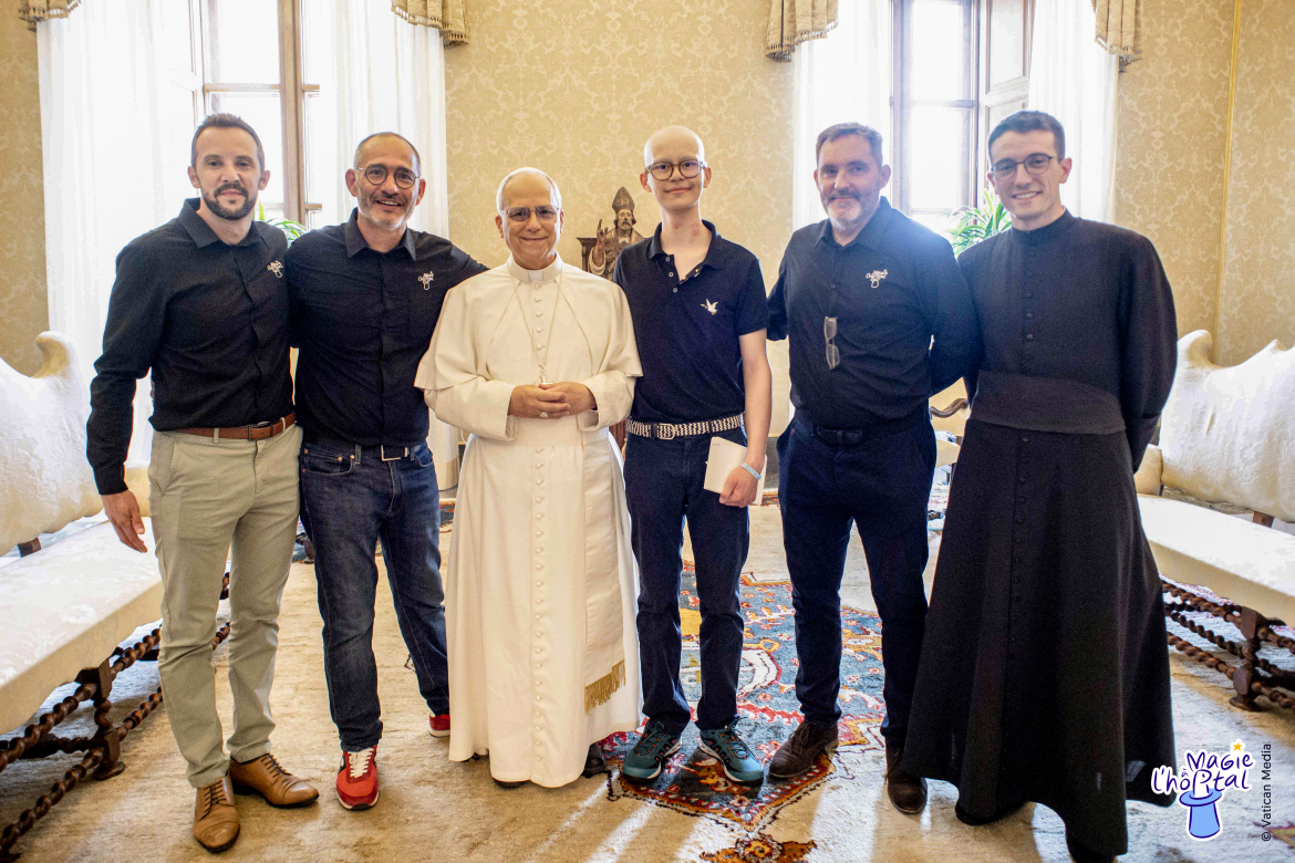Mathis rencontre le Pape Léon XIV