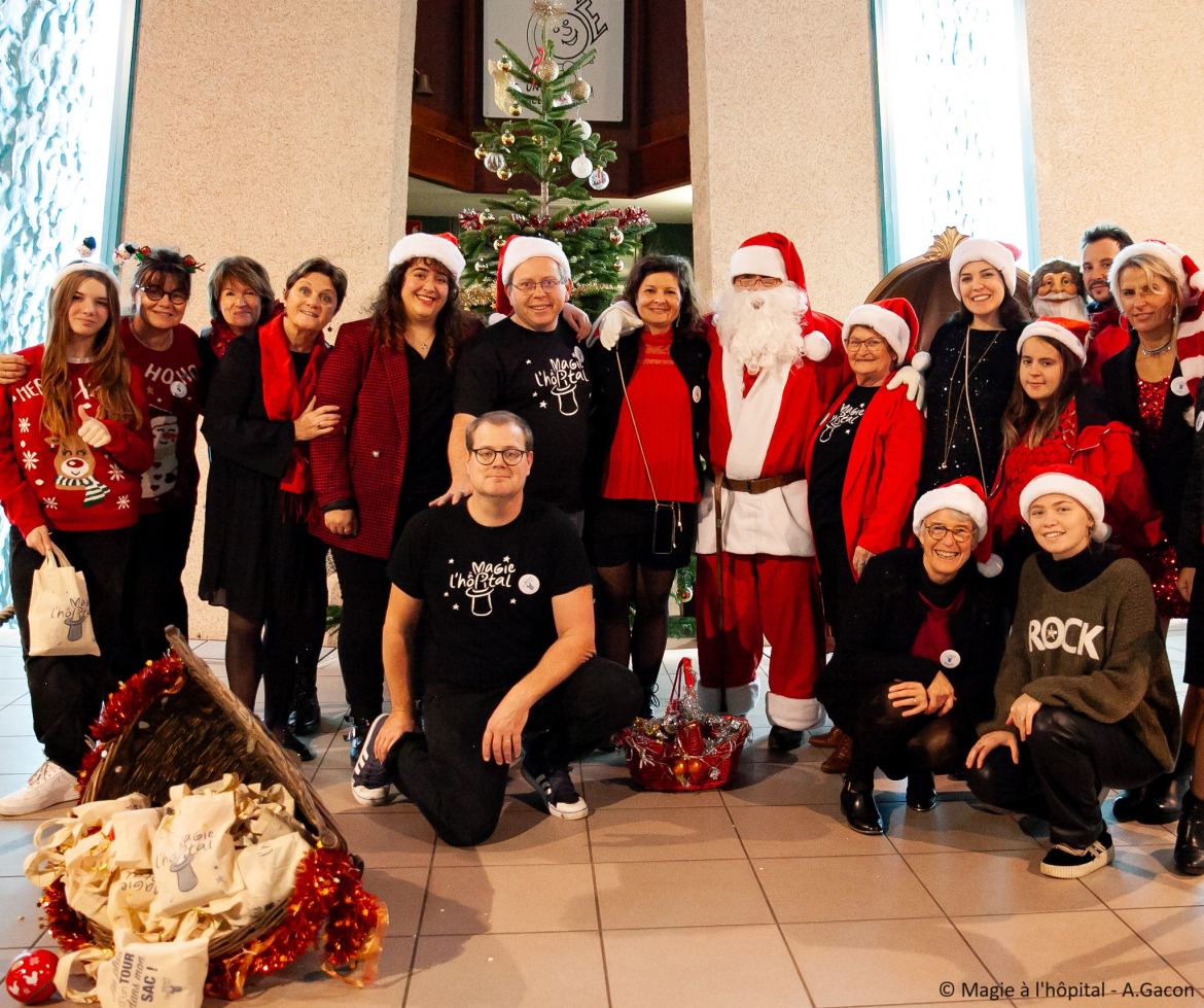 Spectacle de Noël annuel de Magie à l'hôpital