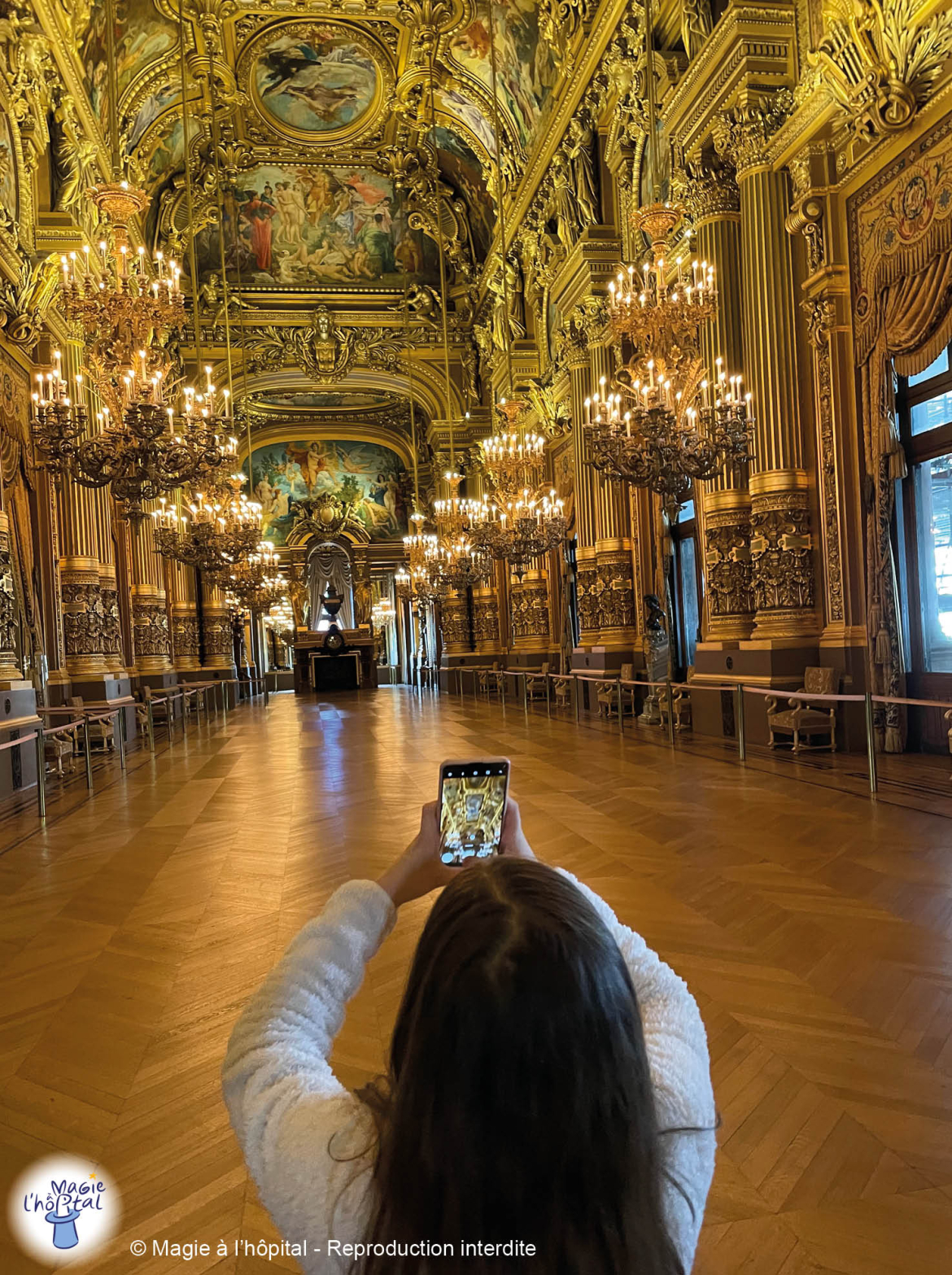 rêve Opéra Garnier Opéra de Paris association Magie à l'hôpital