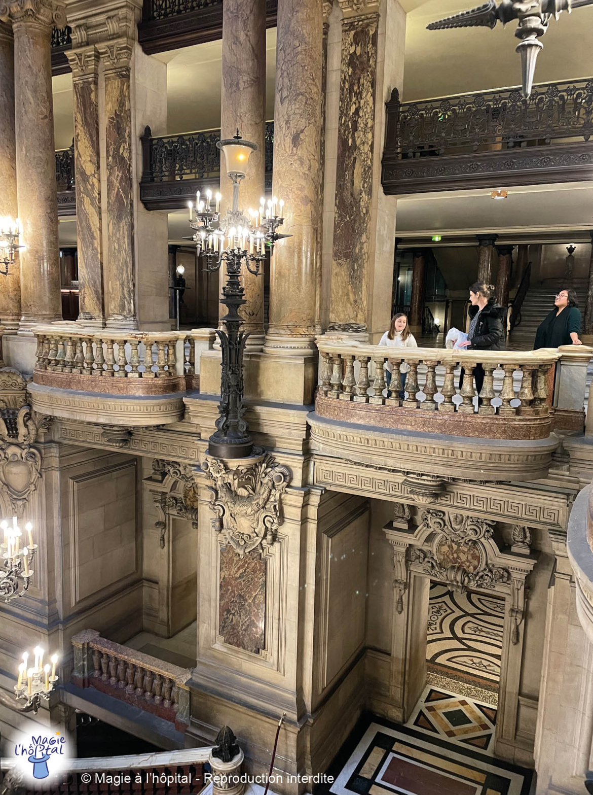 rêve Opéra Garnier Opéra de Paris association Magie à l'hôpital