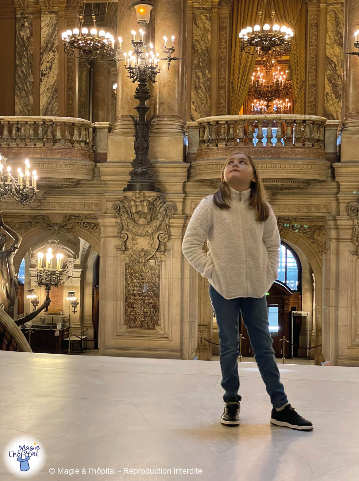 rêve Opéra Garnier Opéra de Paris association Magie à l'hôpital