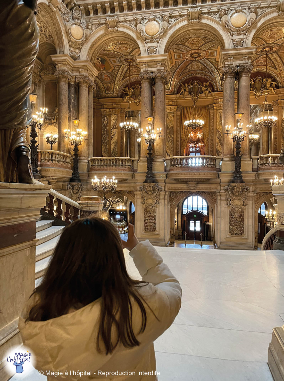 rêve Opéra Garnier Opéra de Paris association Magie à l'hôpital