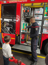 Louis, futur pompier