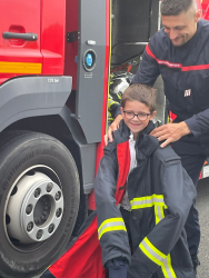 Louis, futur pompier