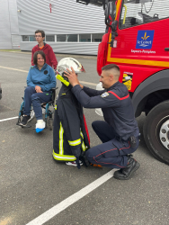 Louis, futur pompier