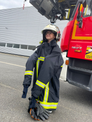 Louis, futur pompier