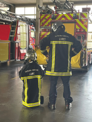 Louis, futur pompier