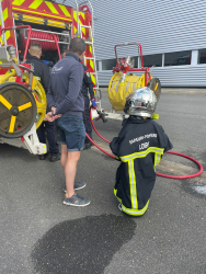 Louis, futur pompier