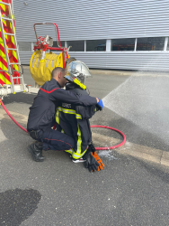 Louis, futur pompier