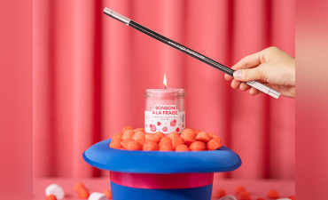 Bougie de Charroux - Bonbon à la Fraise